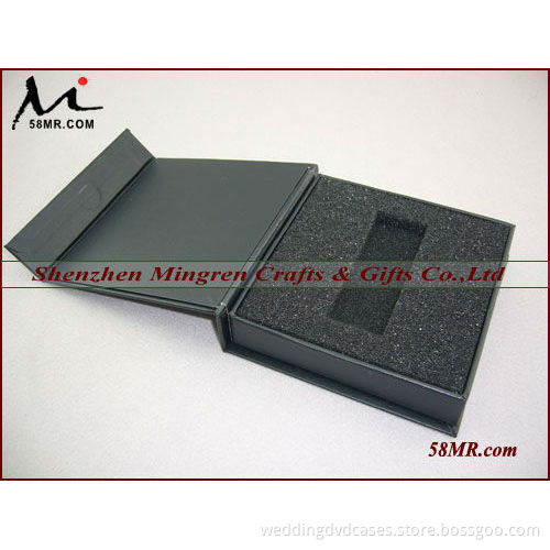 Leatherette Special Paper USB Flash Drive Memoey Packaging Gift Case
